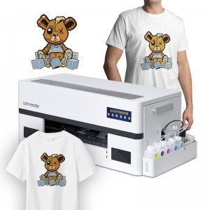 小型DTF打印机 高速XP600 A3白墨烫画柯式烫画打印机T恤印花机