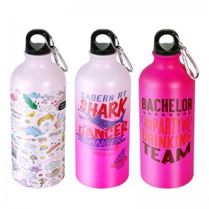 Sublimation Cold Water Magic Color Changing Aluminium Sports保冷瓶冷变杯500ml600ml750ml