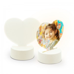 Sublimation Acrylic Photo Frame Heat Transfer升华小夜灯床头灯