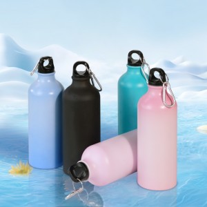 Sublimation Cold Water Magic Color Changing Aluminium Sports保冷瓶冷变杯500ml600ml750ml